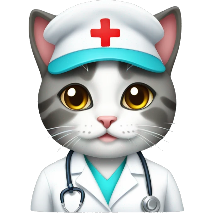 A Nurse Cat emoji
