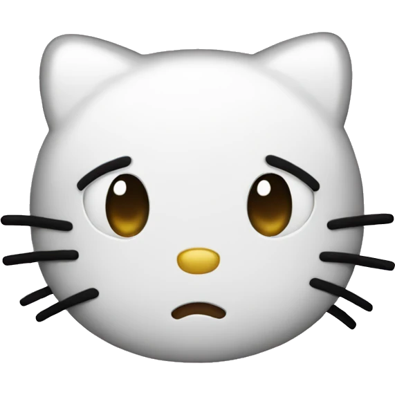 Hello kitty head emoji