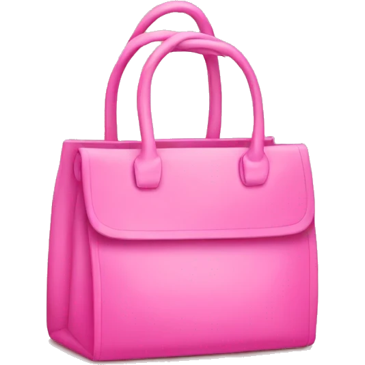 Pink bag emoji