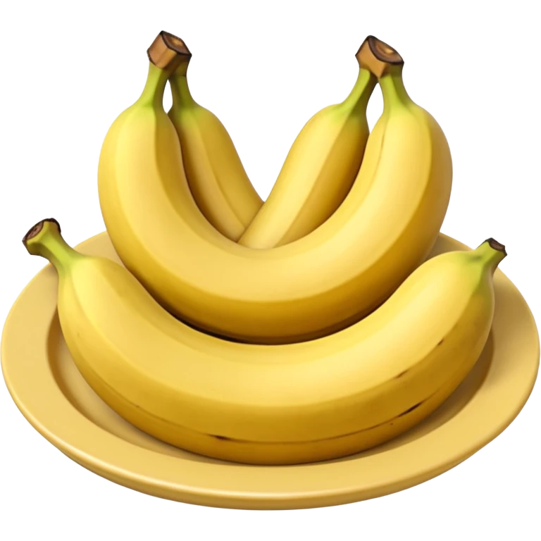 Panquecas em um prato redondo com rodelas de banana, em forma de emoji emoji