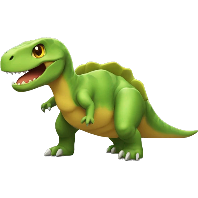 Dinosaure / tortue contre Pikachu emoji