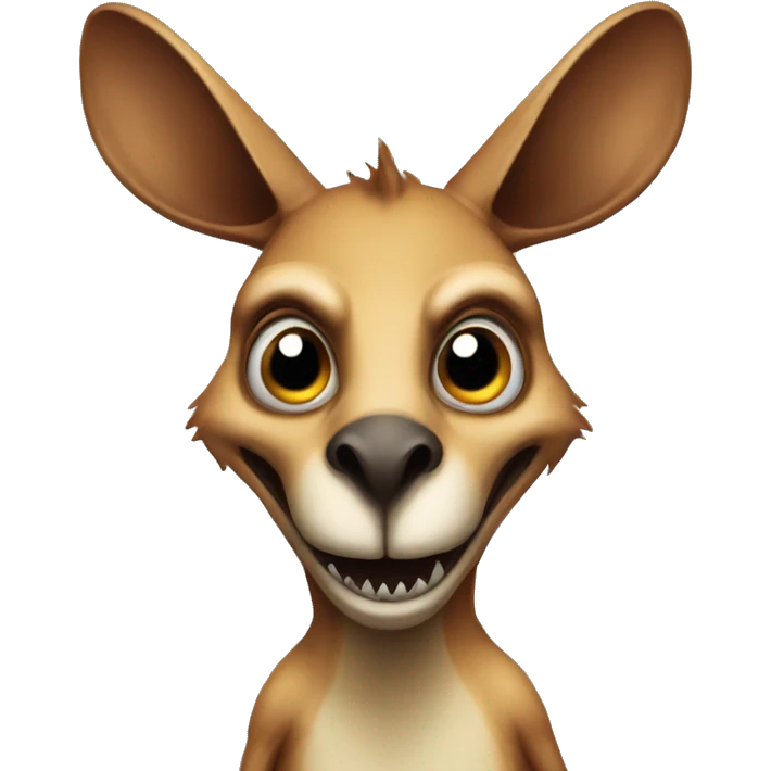kangaroo monster emoji