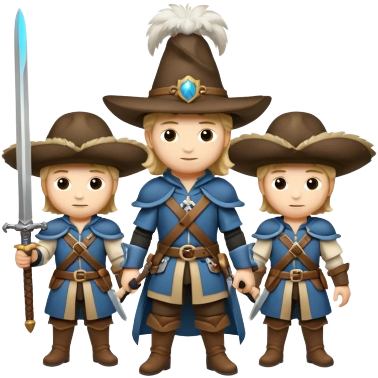 3 musketeers emoji