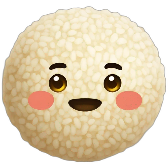 Sesame rice ball emoji