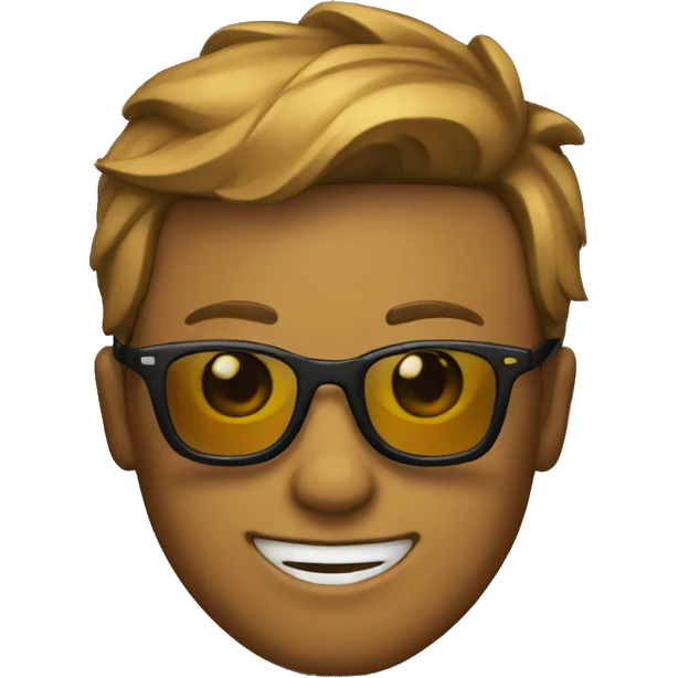 Emoji con gafas de sol  emoji