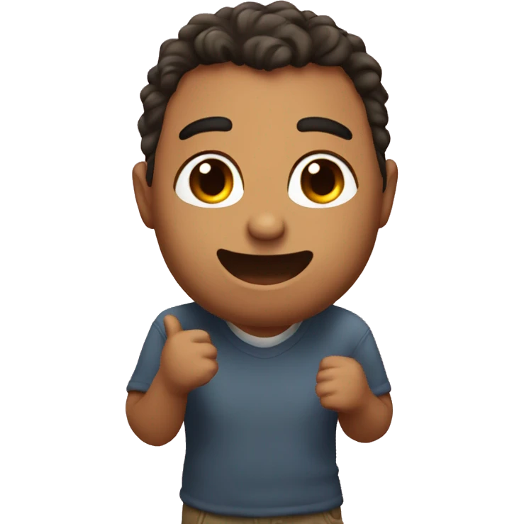 Me saying I love you emoji