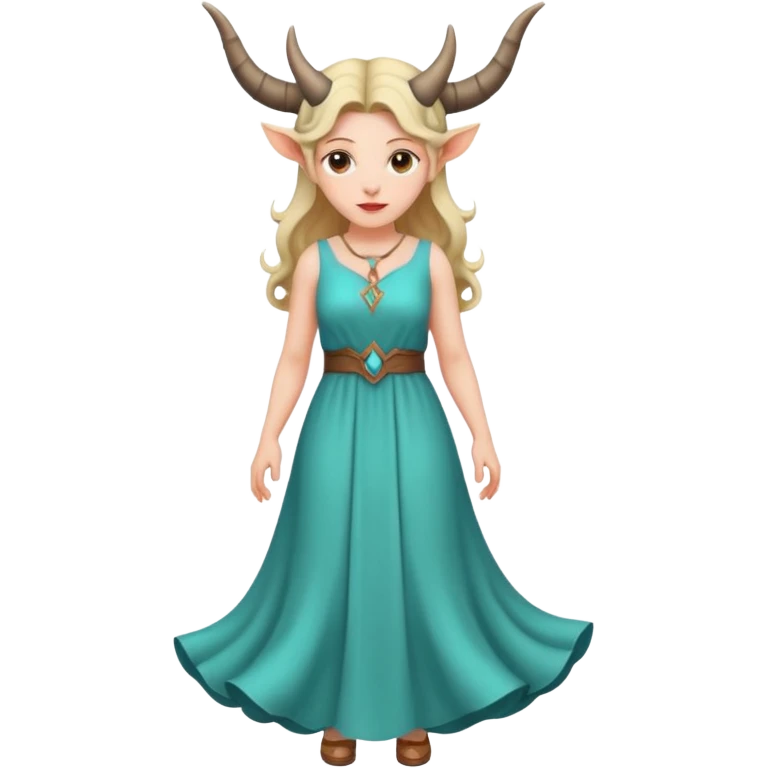 horns and dress emoji