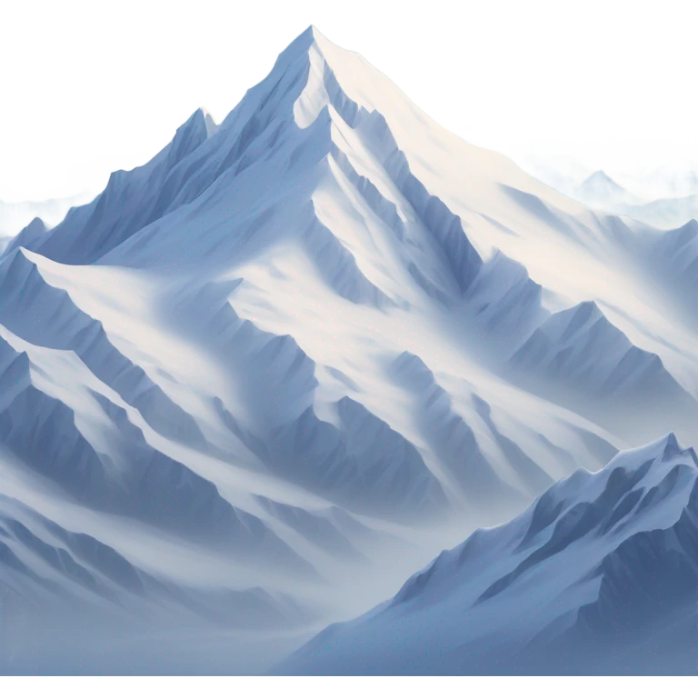 snowy mountine emoji
