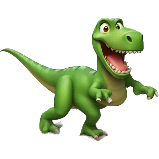dinosaur riding a surfboard  emoji