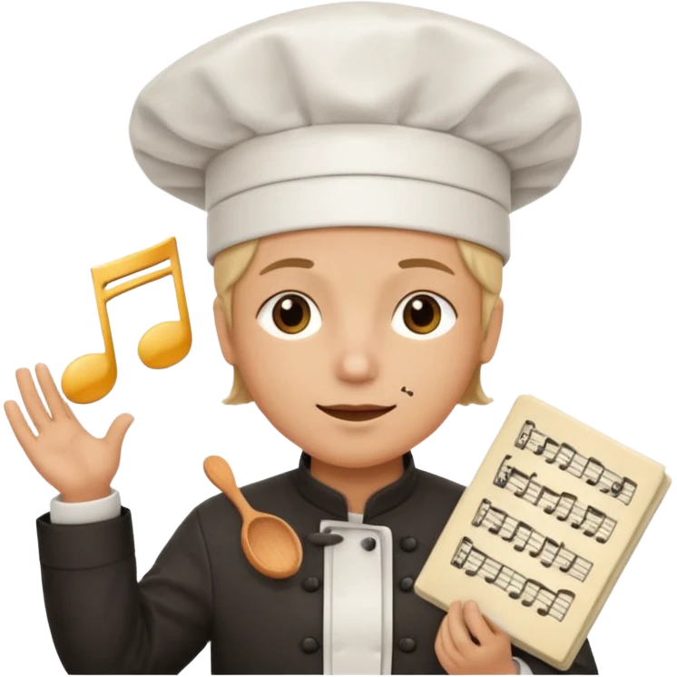 Music chef emoji