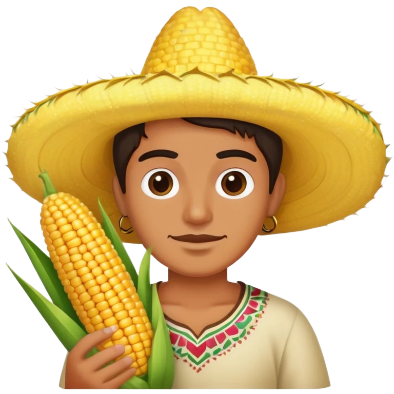 mexican holding corn  emoji
