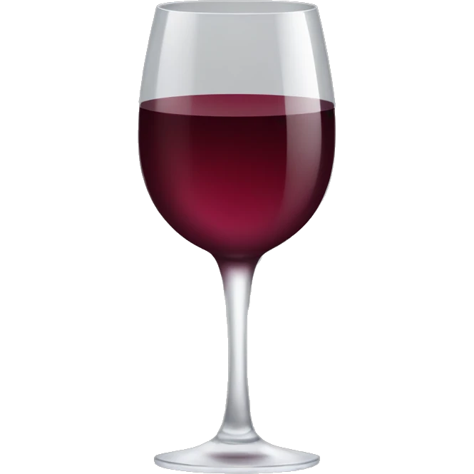 wine glass emoji that is filled to the brim with wine  emoji