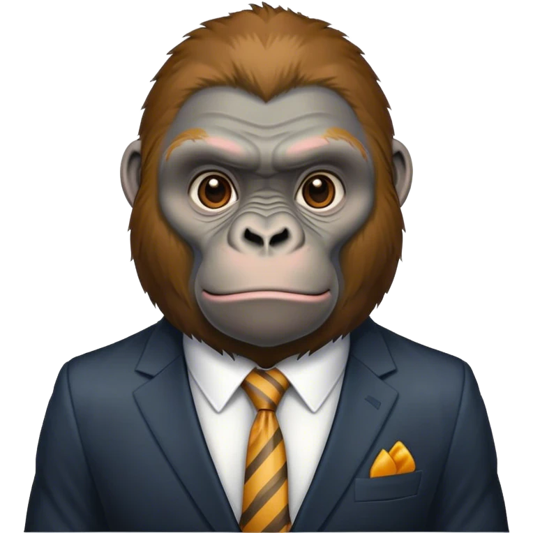 Gorilla as president of the United States  emoji