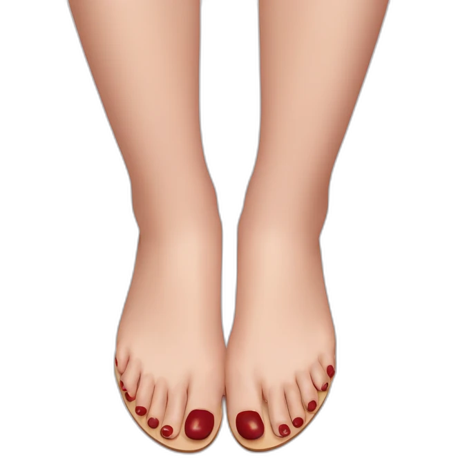 Emma Stone Pedicure emoji