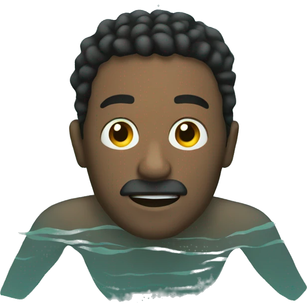 Man underwater emoji