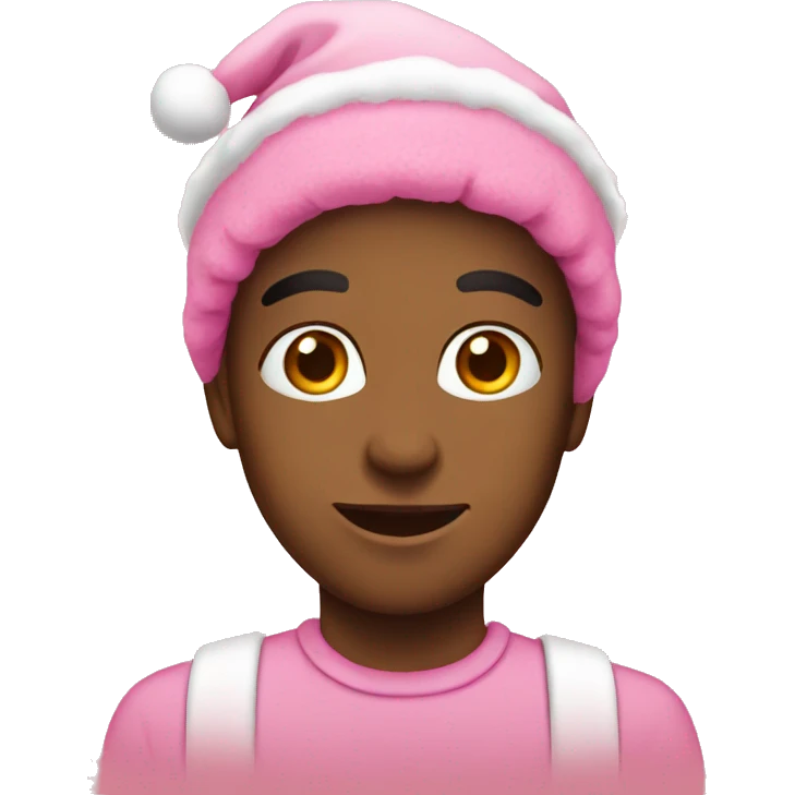 pink christmas  emoji