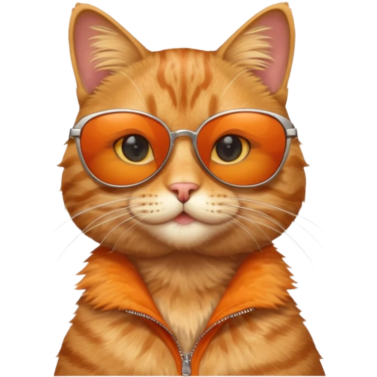 Cat wearing sunglasses emoji