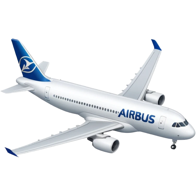 Airbus A320 of Airbus company emoji