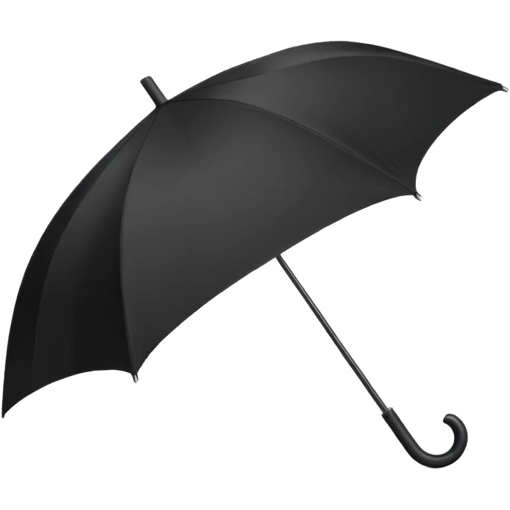 black umbrella emoji