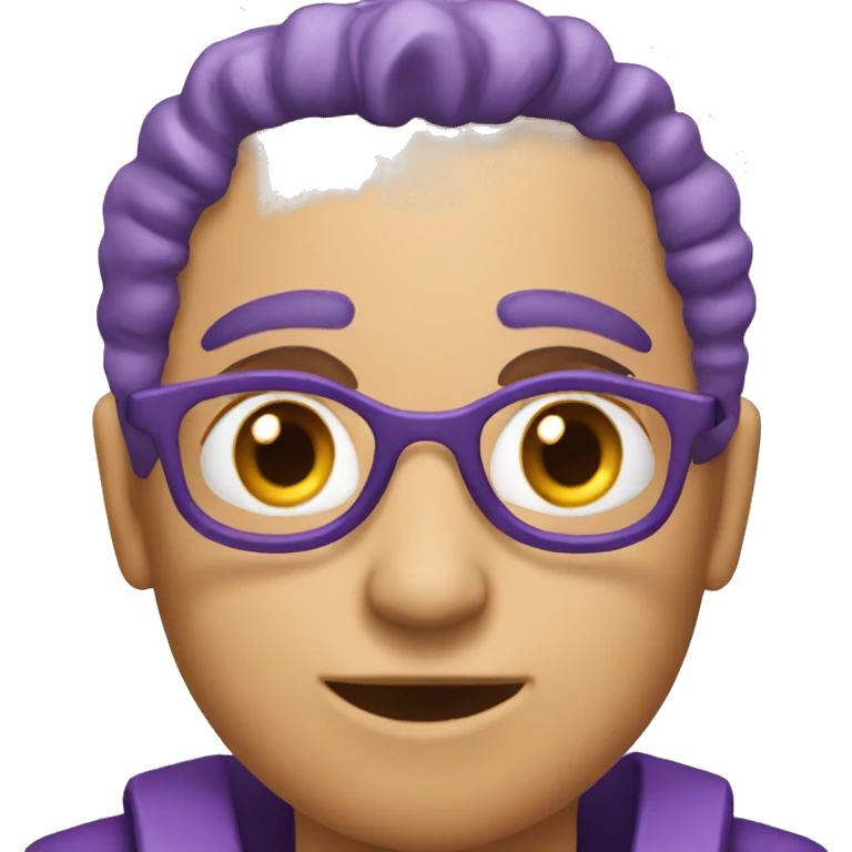 Purple heart emoji