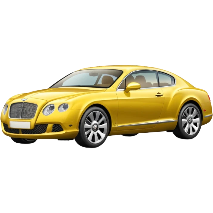 Yellow Bentley emoji