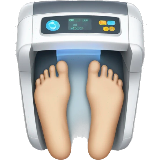 foot scanner emoji