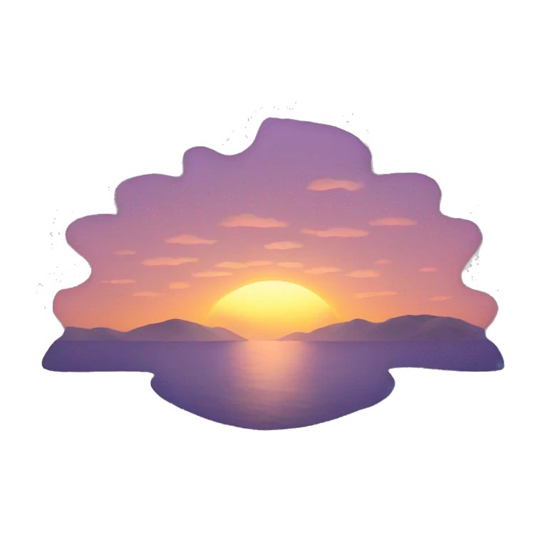 sunrise  emoji