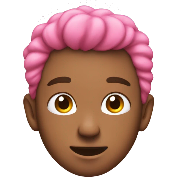 Pink ear puff emoji