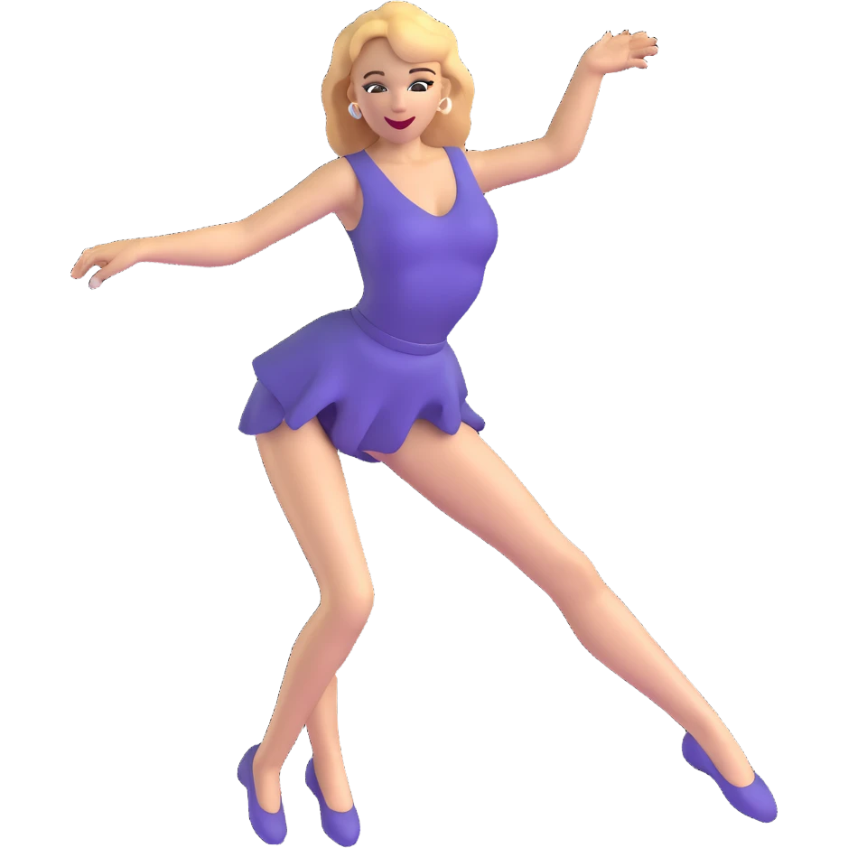Kylie Minogue dancing emoji