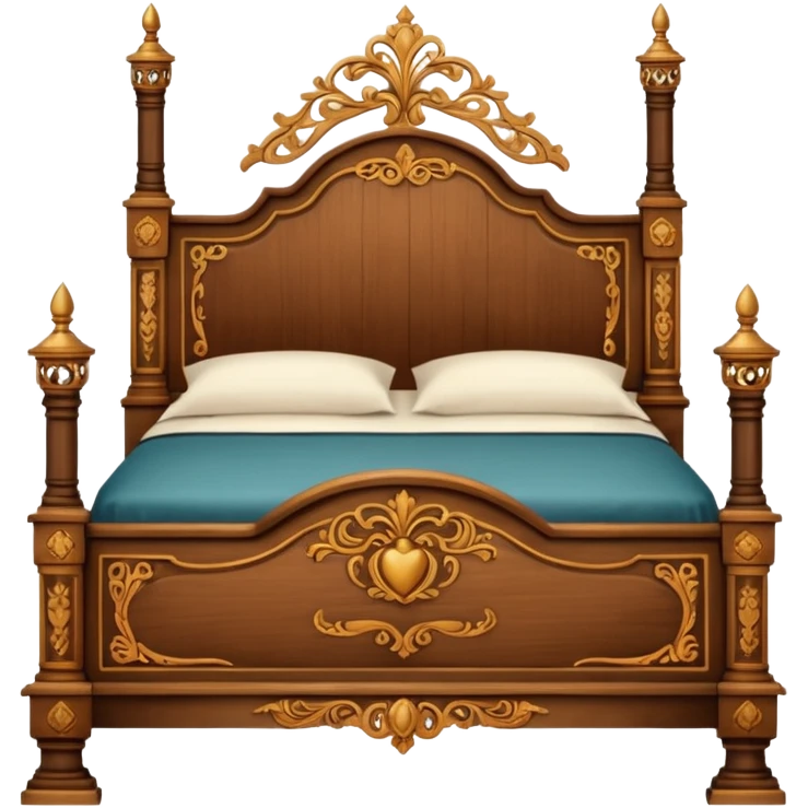 vintage antique old academia wooden aesthetic bed emoji