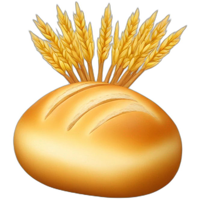 ukrainian bread round with trident emoji