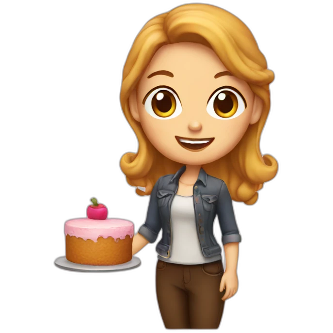 Molly cake emoji