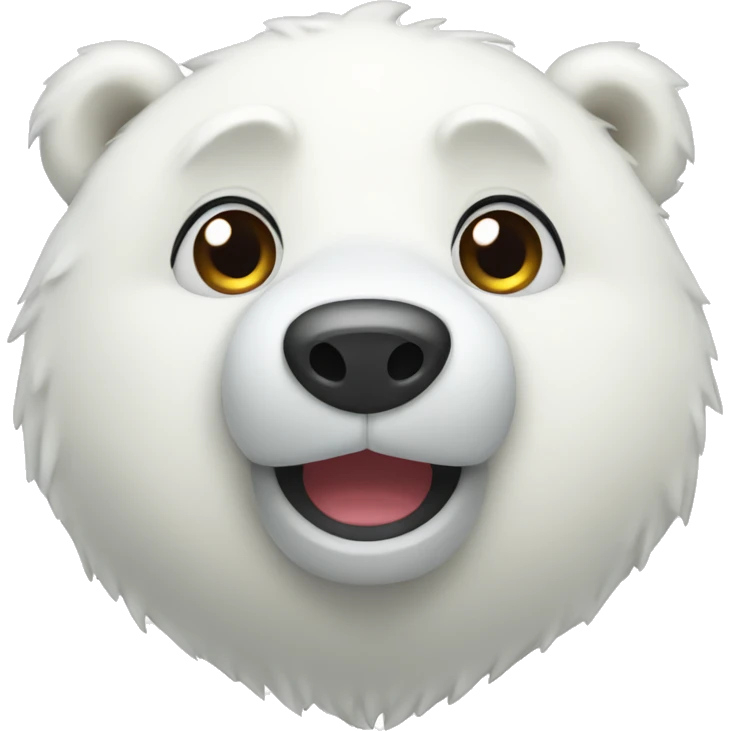cute polar bear emoji