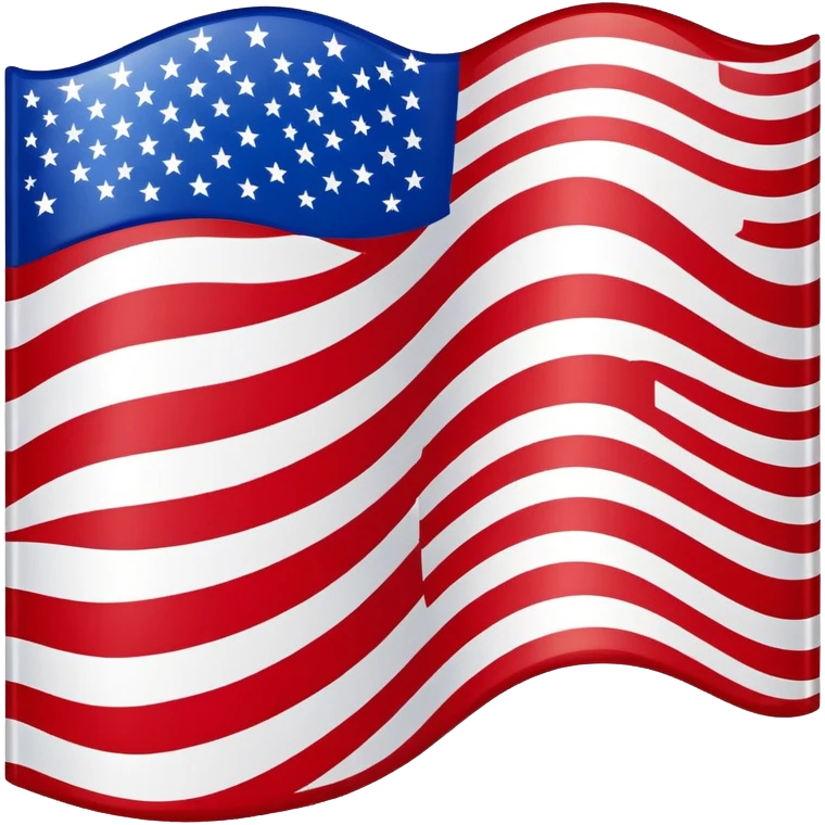 waving upside down American flag emoji