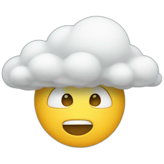 cloud who is also a reporter emoji