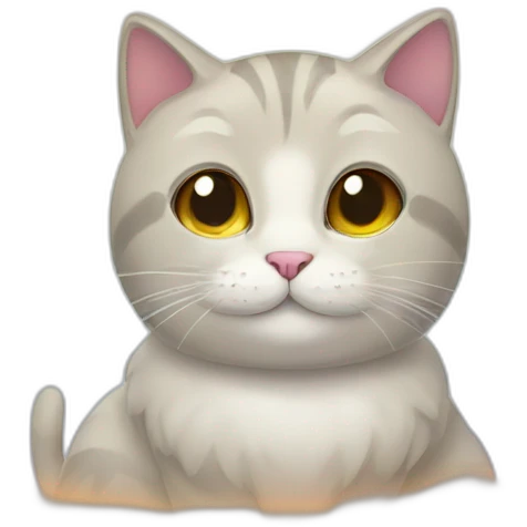 Cat On A rainbow emoji
