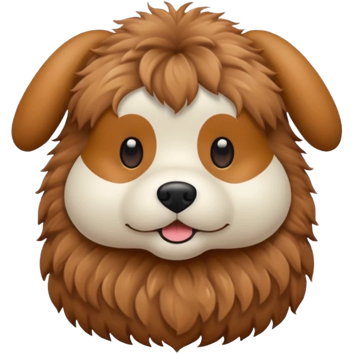 knitted dog emoji