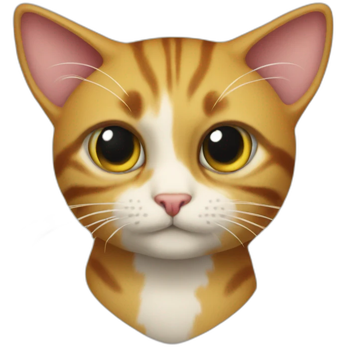 The Puss in Boots with big eyes emoji