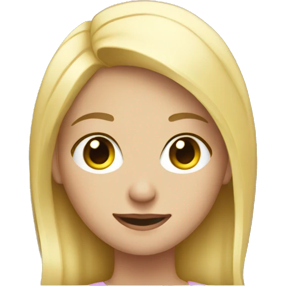 Blonde girl with laptop emoji
