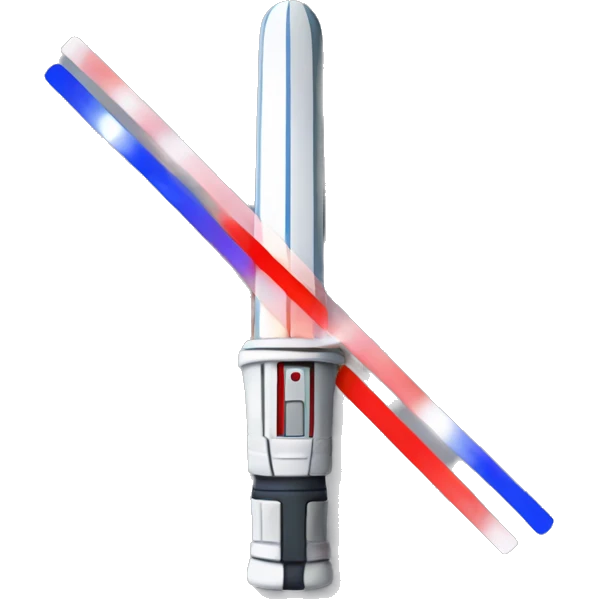 star-wars-light-saber-with-colors-of-usa emoji