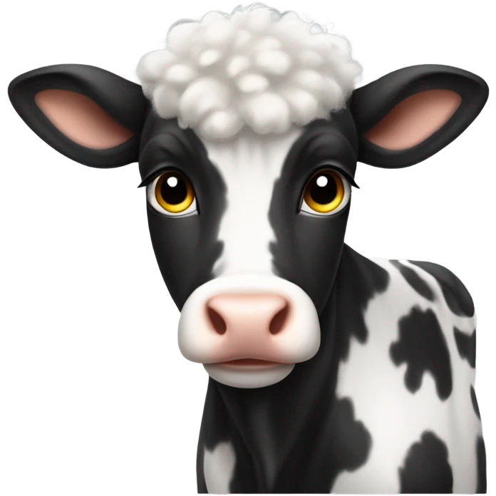 cute baby cow emoji