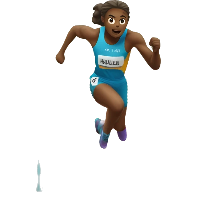 track and field hurdle emoji