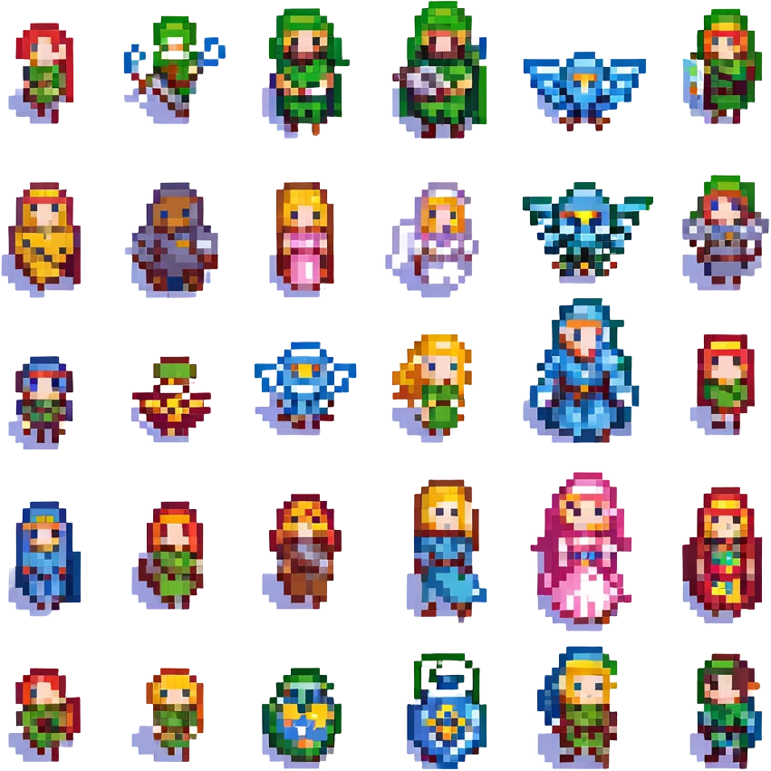 zelda characters emoji