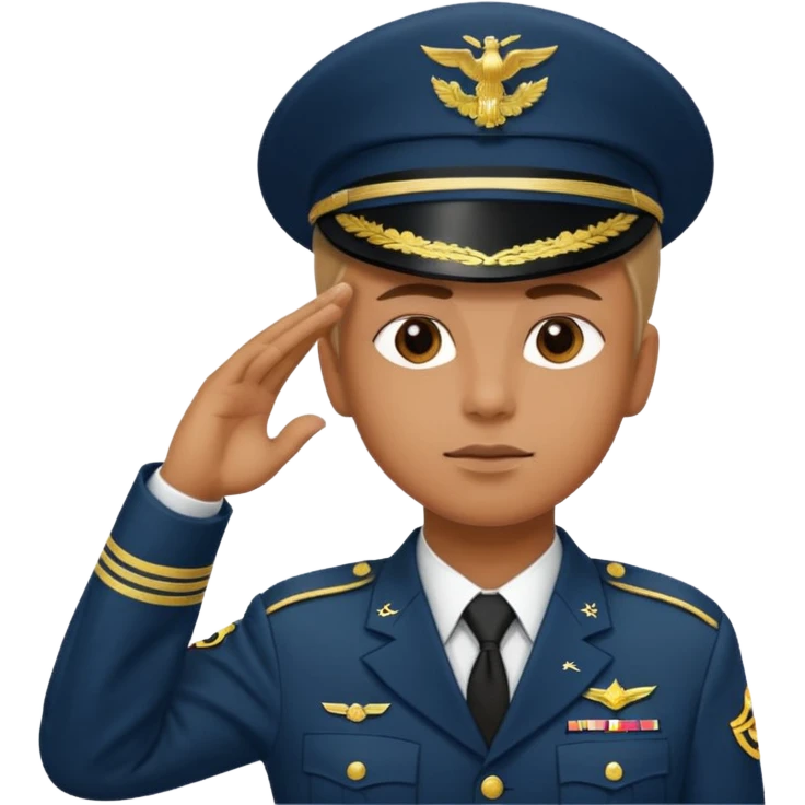 military salute emoji