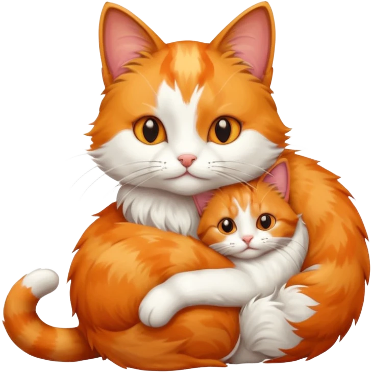 cat hug emoji