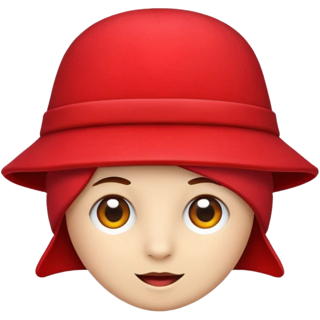  A only red hat emoji