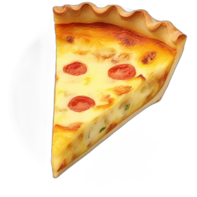 Quiche lorraine slice emoji