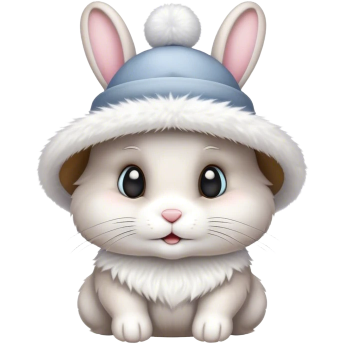 bunny in a hat emoji