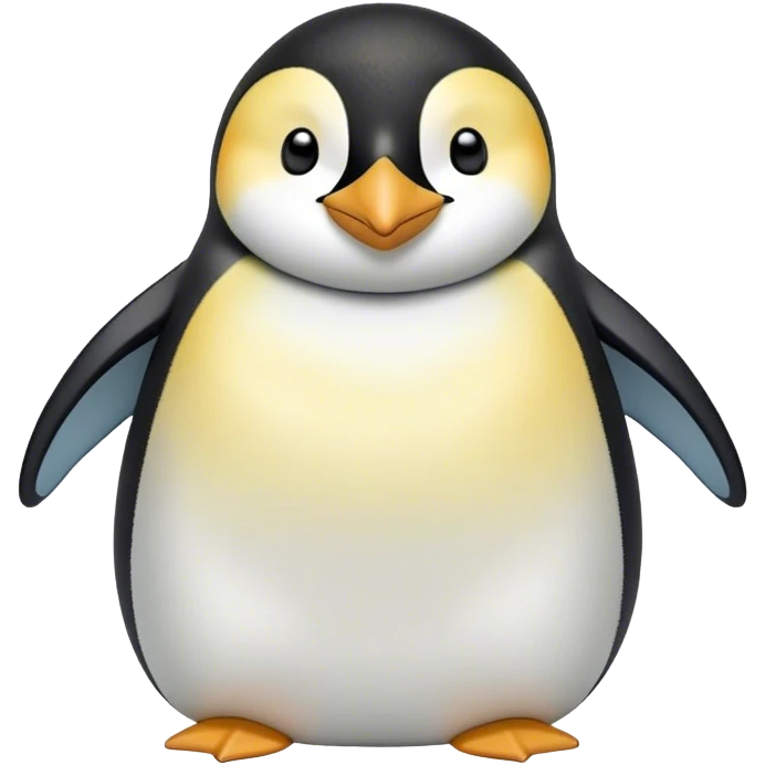 Meme-Worthy cute Sleeping Emperor Penguin Portrait Emoji, Head resting peacefully with a contented smile, showcasing luxuriously soft feathers and a serene, slumbering gaze, Simplified yet hilariously adorable features, highly detailed, glowing with a soft, drowsy polar light, high shine, relaxed and utterly lovable, stylized with an air of playful laziness, bright and heartwarming, soft glowing outline, capturing the essence of a comically sleepy emperor that feels destined to become the next viral sensation of adorable rest! emoji