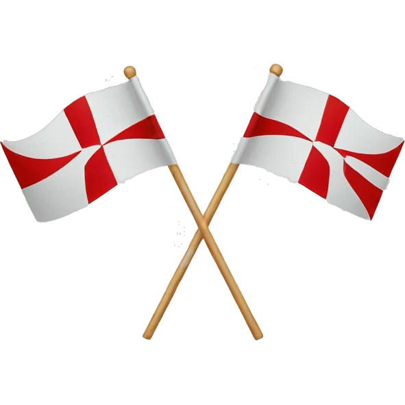Crossed racing flags emoji